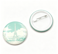 Pin Badge Kustom Grosir, Pin Nama Logam dengan Logo Kustom