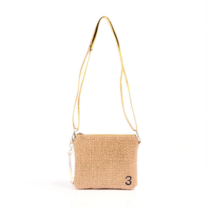 BOLSO Borsa a tracolla bifacciale con rivestimento in oro 18x20CM - Product Image 1