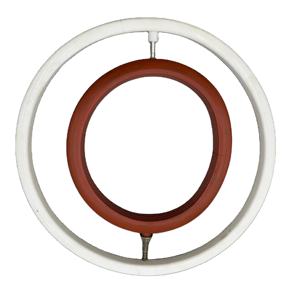 טבעת סיליקון מתנפחת שקופה הניתנת להתאמה אישית, עמידה בחום, אטומה בדרגת מזון, טבעת גומי בהתאמה אישית יוקרתית - Product Image 1