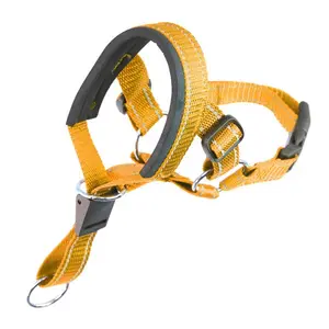 Pet Dog Mouth Rope Muzzle Training Adjustable Dog Leash Walking Padded Headed Collars collares para perros
