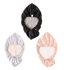 <span class=keywords><strong>Serviette</strong></span> de toilette en microfibre de satin soyeux antibactérien 7A Turbans anti-frisottis à séchage rapide super absorbants pour envelopper les <span class=keywords><strong>cheveux</strong></span> humides et <span class=keywords><strong>bouclés</strong></span> - Product Image 3