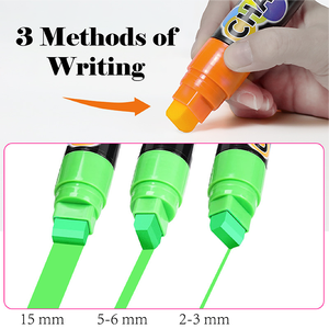 Cao Cấp Chất Lỏng Phấn Đánh Dấu 15Mm Tip Mực Lớn Mịn Bằng Văn Bản Trên Thủy Tinh Dễ Dàng Ướt Xóa Cho Nghệ Thuật Thủ Công - Product Image 3