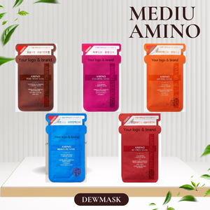 Meilleure vente Mediu-Amino Mask K-Beauty Feuille faciale coréenne Hydratant Apaisant Éclaircissant pour le visage - Product Image 2