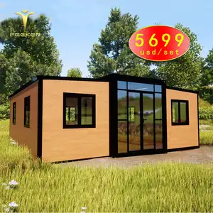 20ft gấp mở rộng container nhà 3 phòng ngủ prefabrication gấp Ngôi Nhà Nhỏ mở rộng container nhà Modular nhà