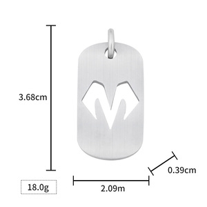 Colliers en chaîne pour chiens en gros, colliers en acier inoxydable, pendentifs Cyberpunk pour femmes et hommes, bijoux fantaisie - Product Image 4