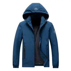 Giacca Bomber Casual da uomo Cargo giacca giacca a vento taglie forti giacca da uomo OEM Design personalizzato 2023 moda primavera autunno con cappuccio