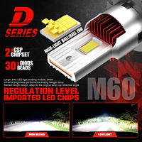 D2S LED phares et ampoules de phares D2R D4S D4R 70W 6000K lumière blanche nouvel état remplacement pour lampes de Conversion HID 12V 24V