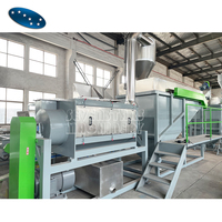 Lavage à chaud séchage équipement de déshydratation inclus ligne de recyclage de bouteilles en PET machine noyau moteur composant séparateur/dissolvant d'étiquettes