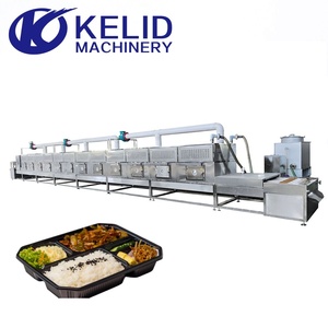 Machine de chauffage micro-ondes CE PLC personnalisée, à fonctionnement automatique et facile, pour chauffage rapide et uniforme des boîtes de repas instantanés, haute efficacité - Product Image 1