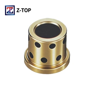 <span class=keywords><strong>Graphite</strong></span> Nhúng Mặt Bích Bằng Đồng Hướng Dẫn Ống Lót Dầu-Miễn Phí Mang Chèn Cho Ép Phun - Product Image 3