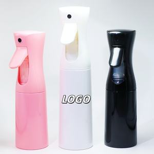 Hot Sale Continuous Spray <b>Bottle</b> 16oz/200ml/300ml/6oz Fine Mist Sprayer with Screen Printing PET Material Press <b>Pump</b> - Product Image 1