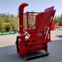 Hacheur de fourrage 2m Moissonneuse-batteuse Mini machine de récolte d'ensilage de maïs