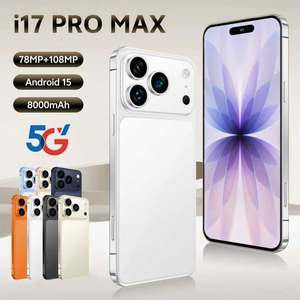 Original I17 Phone 17 Pro Max Baru 6.9 Inci 12GB + 512GB IOS Icon Smartphone 8-core Celulares 16 Pro Max Ponsel Seluler Tidak Terkunci - Product Image 5