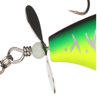 Leurre de surface SNEDA Propeller 4/6.5/10g, flottant, type crayon, pour lancer longue distance, pêche de précision, idéal pour le bar, la truite et le poisson-soleil.