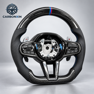 Volant sport personnalisé pour A90 Supra Mk5 pour 330i/G30/540i/G20/G80/M3/X5/G05/G42/G01/X3/M2/G87/G26, 3 branches, 35 mm de diamètre - Product Image 2