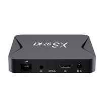 OEM/ODM XS97 K1, Receptor Android TV de 4 Núcleos y 64 bits, Android 10, Resolución 4K, Procesador Allwinner H313, 2GB WiFi, Popular
