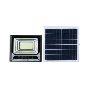 Лидер продаж, аккумуляторная батарея мощностью 30 Вт, 200 Вт, 300 Вт, 400 Вт, уличные светодиодные фонари, Солнечный прожектор с панелью - Product Image 2