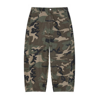 Pantalon en jean RUICHI rétro camouflage coupe incurvée, jean droit incurvé 200G durable à texture quadrillée pour homme style américain