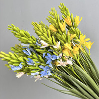 Huisdecoratie Kunstplanten Jasmijn Hyacint Agapanthus Knoppen Kunstzijde Decoratieve Kunstbloemen voor Huis Bruiloften Kunstplant