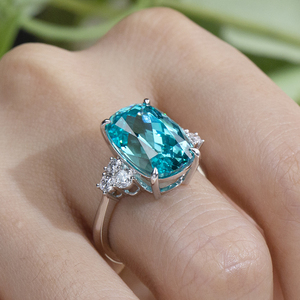 Messi Jewelry MSR-2149 10k Radiant Cut colours Lab Grown <b>Diamond</b> <b>Ring</b> Engagement <b>Ring</b> - Product Image 5