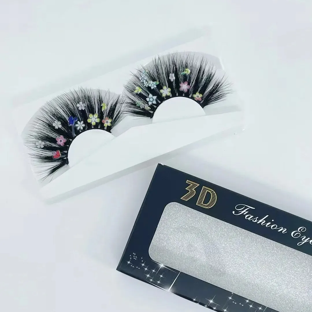 South Korean Imported Soft Full Strip Mink Eyelashes Handmade Matte Black Non-Fading Eye Lashes Extensions