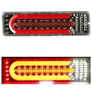 Fanale posteriore per rimorchio a led dal design speciale con indicatore dinamico per la direzione di retromarcia dell'arresto del camion del traffico