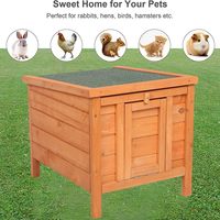 Maison pour chat d'extérieur, cage pour lapin en bois résistante aux intempéries, abri pour animaux de compagnie, cage pour chat errant