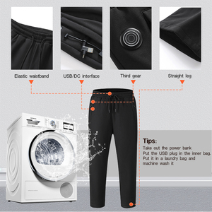 In Stock Rechargeable Electric Baterry Heated <strong>Trousers</strong> <strong>for</strong> Outdoor Work Usb <strong>Women's</strong> Electric Heating Pants Men - Product Image 4
