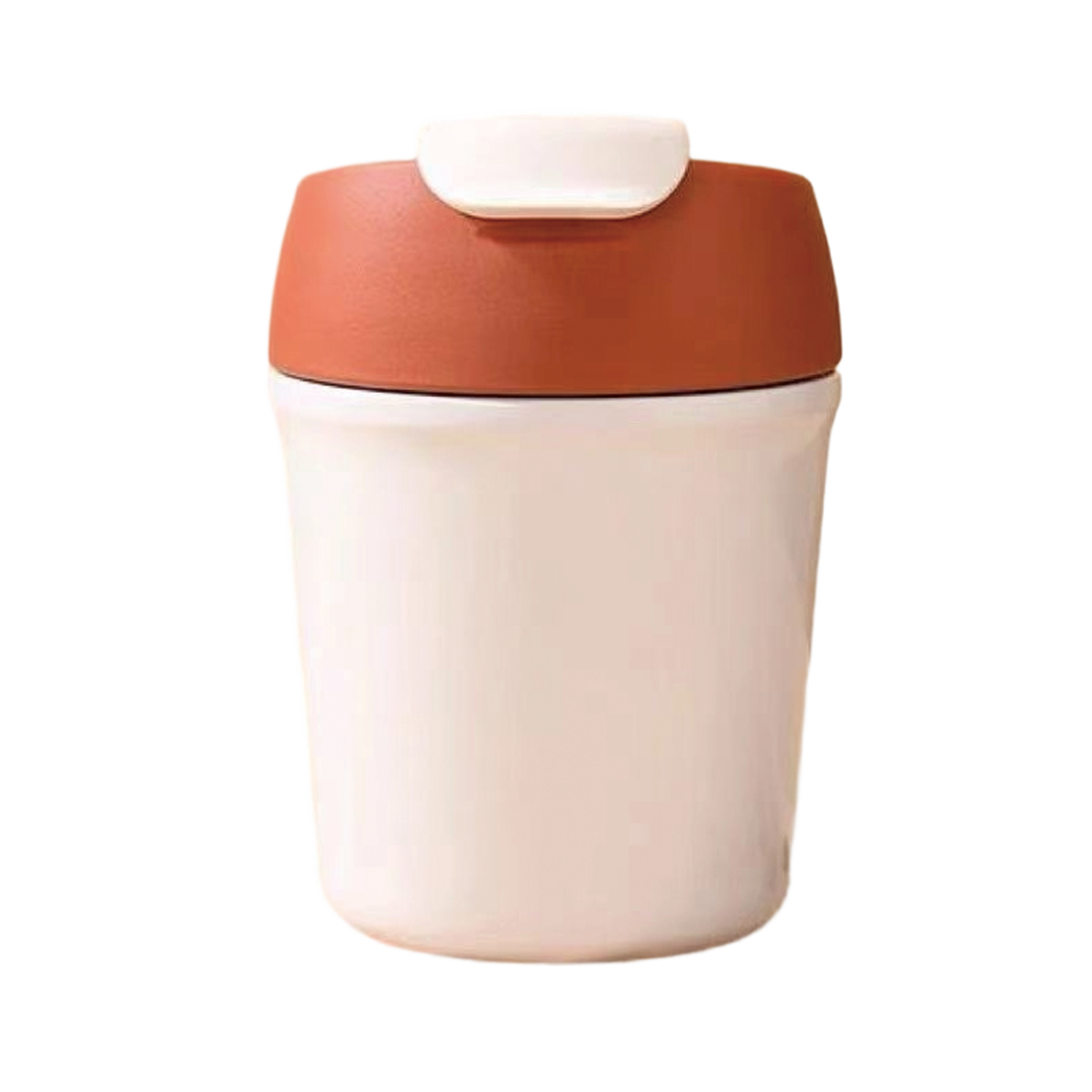 White with Red Accents