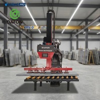 Machine automatique de chargement et de déchargement de dalles de pierre à bras unique avec pompe à engrenages et roulement pour le traitement du granit et du marbre