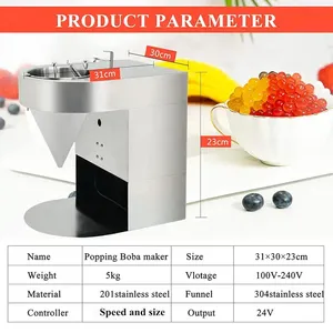 Single Head Home Usage Jelly Pearl Ball Popping <b>Bubble</b> <b>Boba</b> Making Machine Commercial Milk Tea Tapioca Pearls <b>Boba</b> Maker Machine - Product Image 2