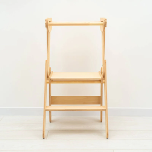 Tabouret de cuisine pliable <span class=keywords><strong>Montessori</strong></span> pour tout-petits, aide à l'apprentissage, chaise <span class=keywords><strong>d</strong></span>'apprentissage pour bébé, <span class=keywords><strong>tour</strong></span> <span class=keywords><strong>d</strong></span>'apprentissage multifonction en bois pour enfants - Product Image 4