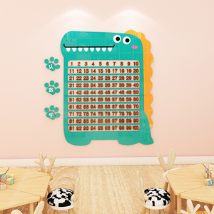 Adesivo da parete digitale personalizzato fai-da-te per l'educazione della prima infanzia con decorazione dell'aula della scuola materna della scuola materna della scuola materna - Product Image 2