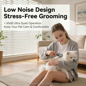 เครื่องตัดขนสัตว์เลี้ยงแบบชาร์จไฟได้ <span class=keywords><strong>Shernbao</strong></span> PGC-670 ระดับมืออาชีพ เสียงเบา 7000 รอบต่อนาที ชุดอุปกรณ์กรูมมิ่งไร้สายสำหรับสุนัข ใช้ได้ทั้งในร้านเสริมสวยและที่บ้าน - Product Image 2