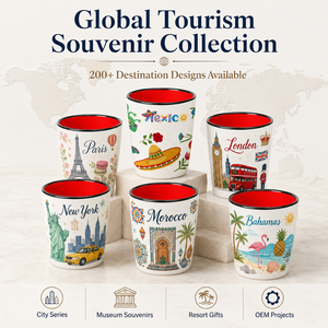 Verres à <span class=keywords><strong>Tequila</strong></span> en Céramique Souvenir du Mexique, Design Cactus et Guitare Mexicains, Petites Tasses à Vin en Porcelaine, Personnalisation OEM ODM, Vente en Gros - Product Image 5