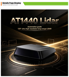 Sensor Automotriz HESAI AT1440 Lidar con Alcance de 300m, Cobertura de 360 Grados, Respuesta Rápida y Cero Puntos Ciegos - Product Image 5