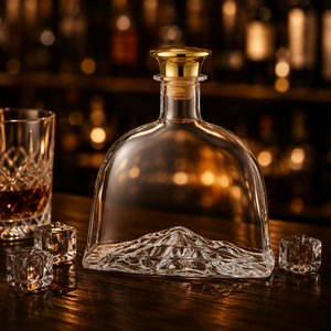 <span class=keywords><strong>Bouteille</strong></span> en verre personnalisée de 750 ml pour <span class=keywords><strong>Cognac</strong></span> XO, Brandy, Whisky, Bourbon, en verre extra flint, avec bouchon, <span class=keywords><strong>prix</strong></span> usine - Product Image 4