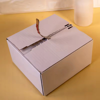 Pochettes auto-adhésives en carton ondulé personnalisées avec fermeture éclair et bande de déchirement, emballage pour envoi postal en matériaux recyclés, pliables à plat pour cadres photo et cadeaux