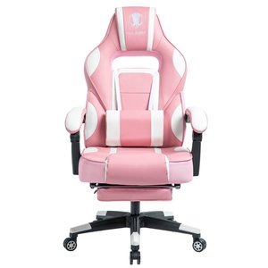Silla Gamer Giratoria Rosa para <span class=keywords><strong>Niñas</strong></span> VANBOW con Función <span class=keywords><strong>de</strong></span> Masaje, Silla <span class=keywords><strong>de</strong></span> Oficina <span class=keywords><strong>de</strong></span> Acero Inoxidable - Product Image 3