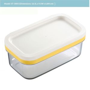 Plastic Rectangular Storage Box ABS Handle Stainless Steel Blade Cheese Slicer Butter Cutting Dishwasher Safe <b>Freezer</b> Safe - Product Image 4