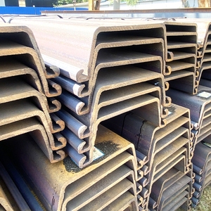 Cấu trúc kín nước bằng cọc thép Larsen loại U cao cấp dùng cho đập, kênh mương, hàn nhúng nóng & cắt theo tiêu chuẩn DIN - Product Image 2