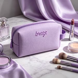 <b>Large</b> Capacity Neoprene Cosmetic Organizer <b>Bag</b> Waterproof Travel <b>Makeup</b> Pouch With Handle Custom Logo Washing <b>Bag</b> For Gift - Product Image 6