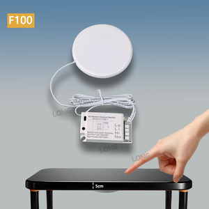 Interruptor Táctil Oculto que Penetra 5 cm <span class=keywords><strong>de</strong></span> Madera, 400 W, CA 110-220 V, para Luz <span class=keywords><strong>de</strong></span> Gabinete, Ventilador, Electrodoméstico, Sensor <span class=keywords><strong>de</strong></span> Montaje Invisible, Interruptor <span class=keywords><strong>de</strong></span> Encendido/Apagado - Product Image 4