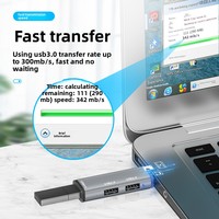 Adaptador Multipuerto USB C a USB Hub 3 Puertos USB 3.0 + USB 2.0 Tipo-C OTG para Laptop PC