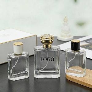 Superior Quality Clear Glass Press <b>Spray</b> Perfume <b>Bottles</b> Refillable <b>Empty</b> Travel Size Cosmetic Packaging Stock with Low Order - Product Image 2