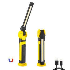 Có thể gập lại có thể sạc lại từ không thấm nước cầm tay LED làm việc ánh sáng có thể điều chỉnh đa chức năng để kiểm tra sửa chữa - Product Image 1