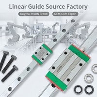 Rails de mouvement linéaire haute précision HGH20CA, blocs de guidage linéaire pour machines CNC et fraisage