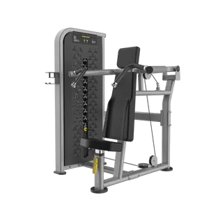 Nuevo diseño culturismo equipo de gimnasio comercial Fitness entrenamiento de fuerza máquina de prensa de hombros