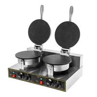 Machine à glaces et cornets de gaufres semi-automatique TEBAK avec commande PLC