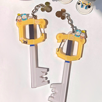 Offre Spéciale – Porte-clés Anime Numérique Transparent en Acrylique Personnalisé avec Impression de Haute Qualité